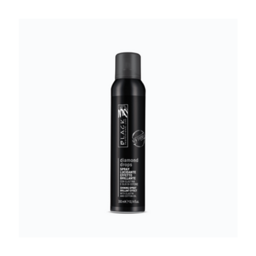 Black spray hair gloss - 300 ML