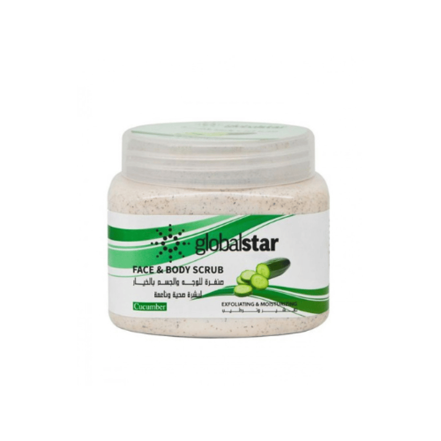 جلوبال ستار صنفرة الوجه والجسم الخيار - 500 ML