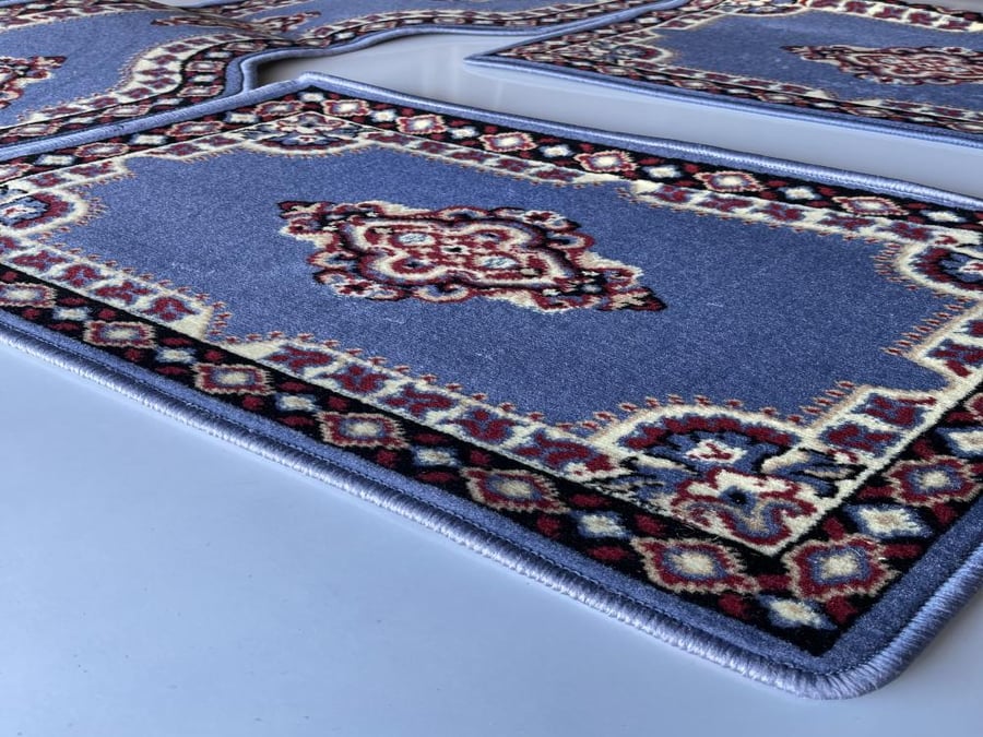 طقم وطايات ارضية (الزل) اصلي بولندي ازرق سماوي