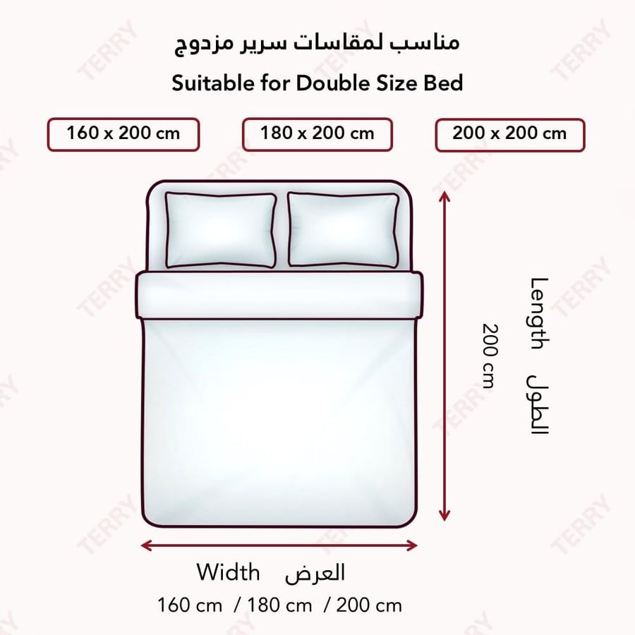 حشوة لحاف روز الفندقية - نفرين