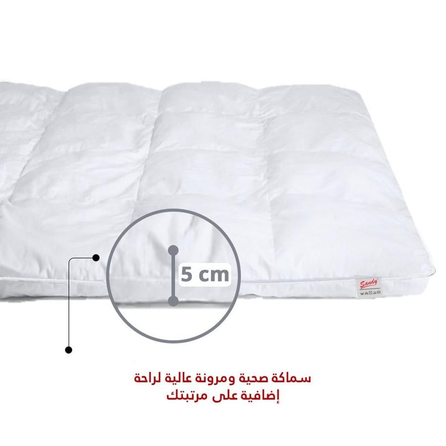 لباد للسرير  5 سم 200 -200 سم من تيرى بعروض لا مثيل لها