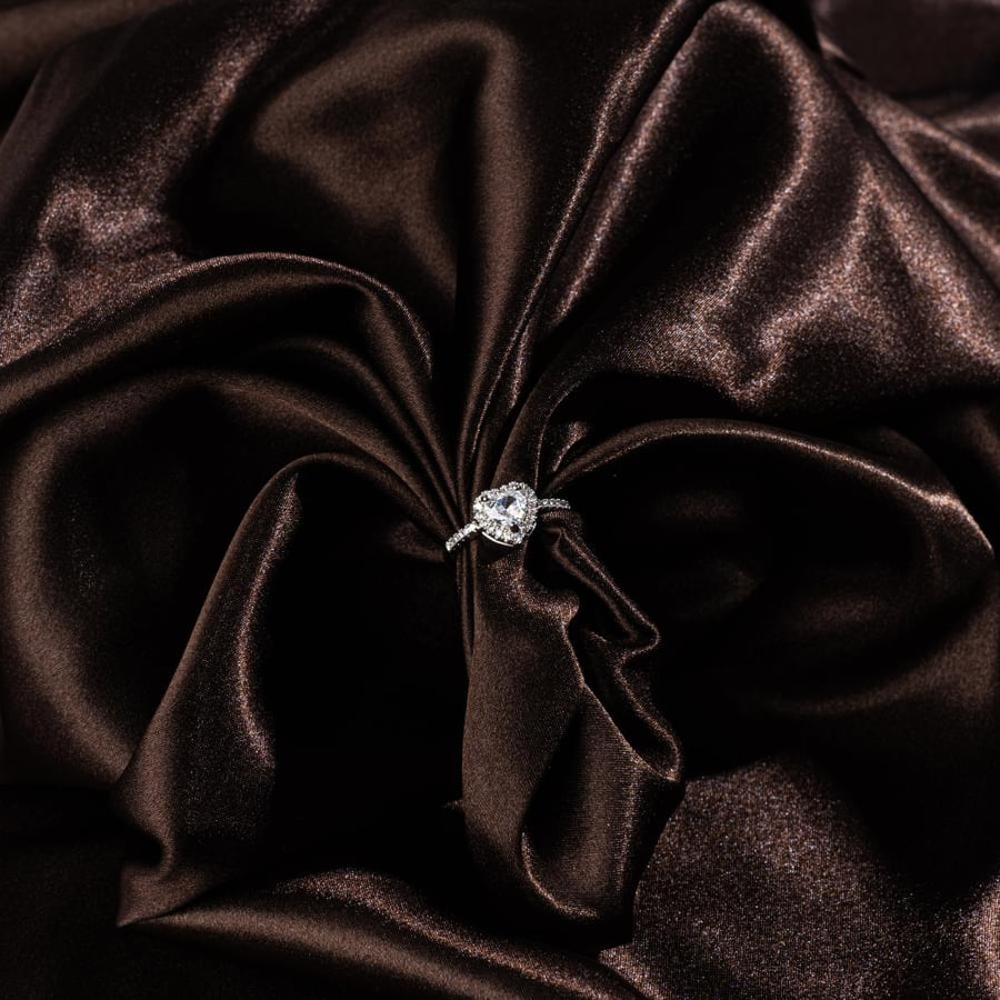 Heart-shaped ring