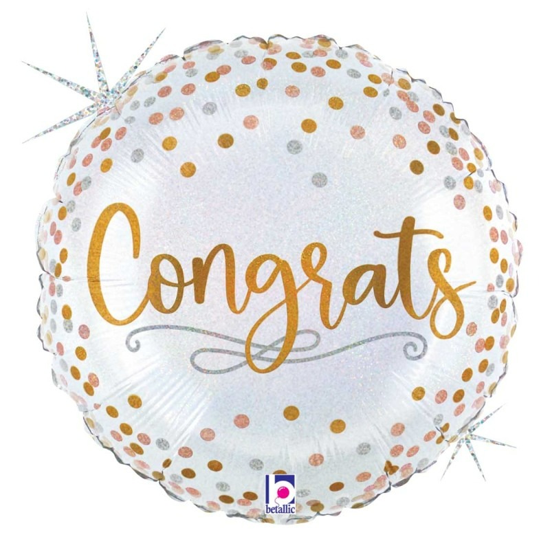 Congratulations balloon for graduation