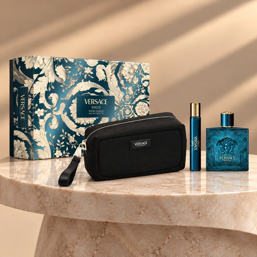 طقم فرزاتشي ايروز اودي تواليت رجالي 100 مل + شنطه يد رجالي + عطر بخ 10 مل