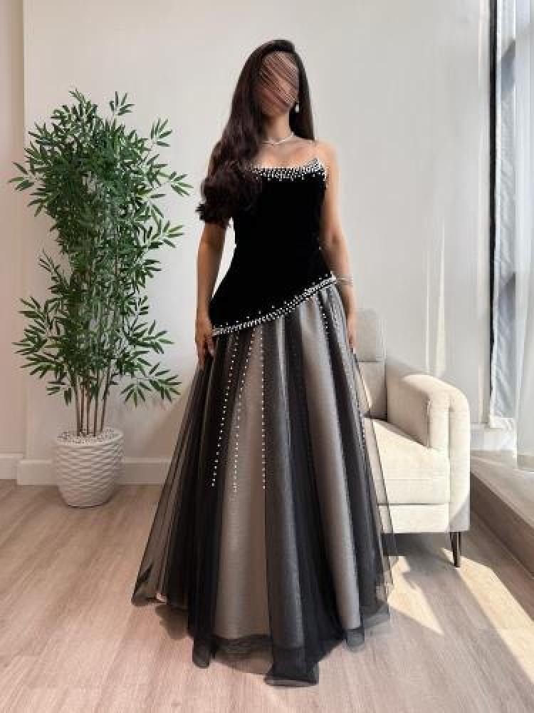 فستان اسود سهره كت