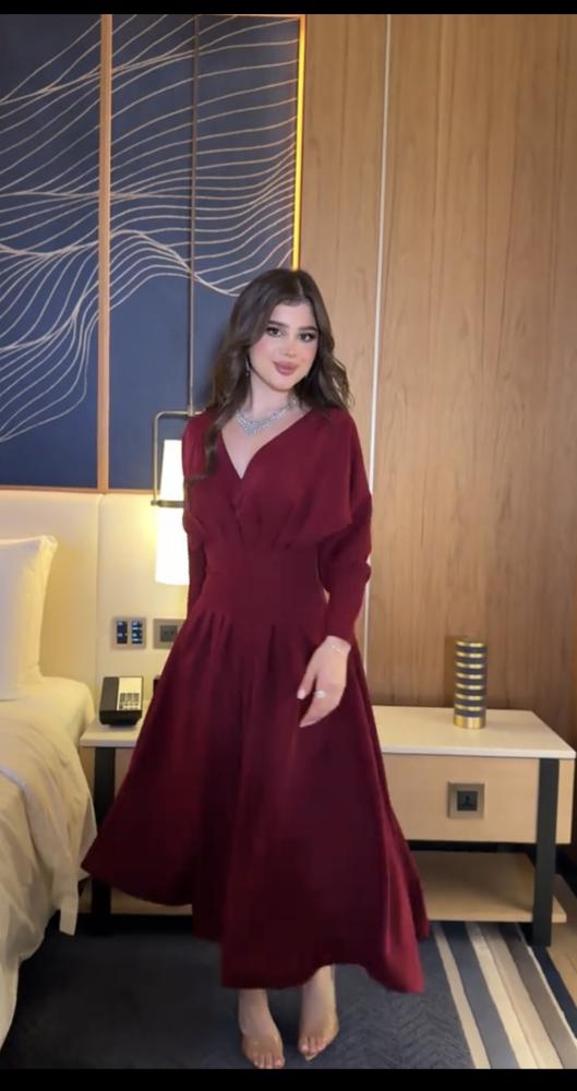 فستان احمر قصير