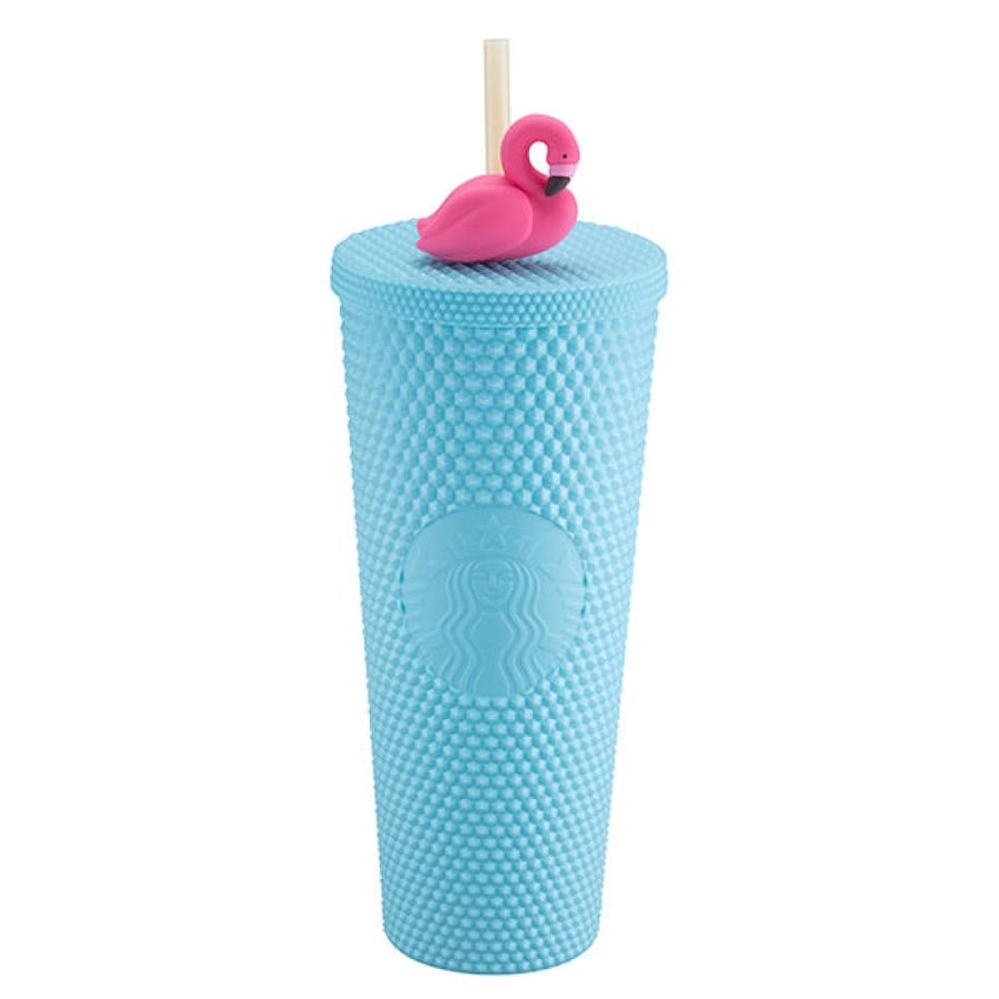 Starbuck flamingo w/strawberry charm mug