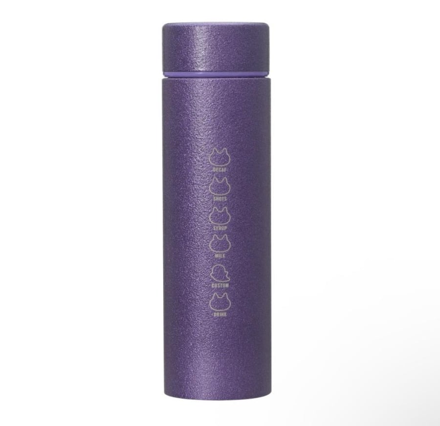 Starbuck purple glitter mug