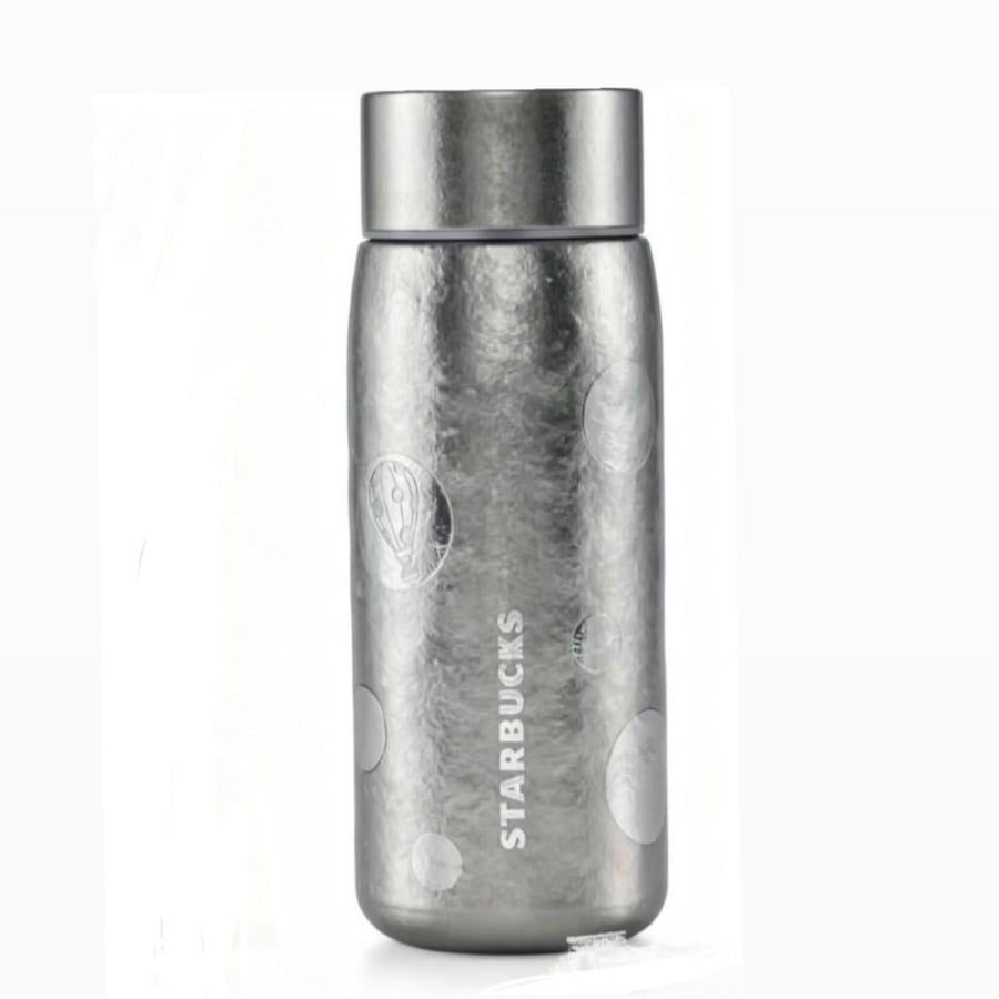Starbucks dots silver mug