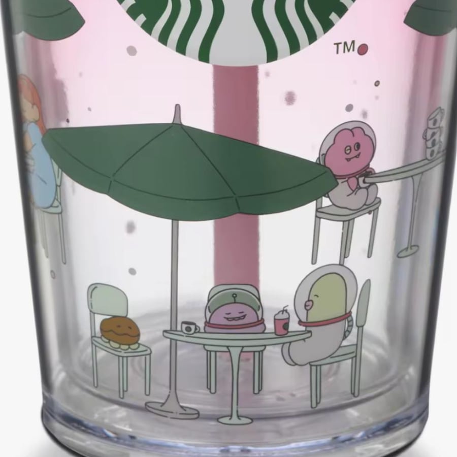 Starbucks alien time cup