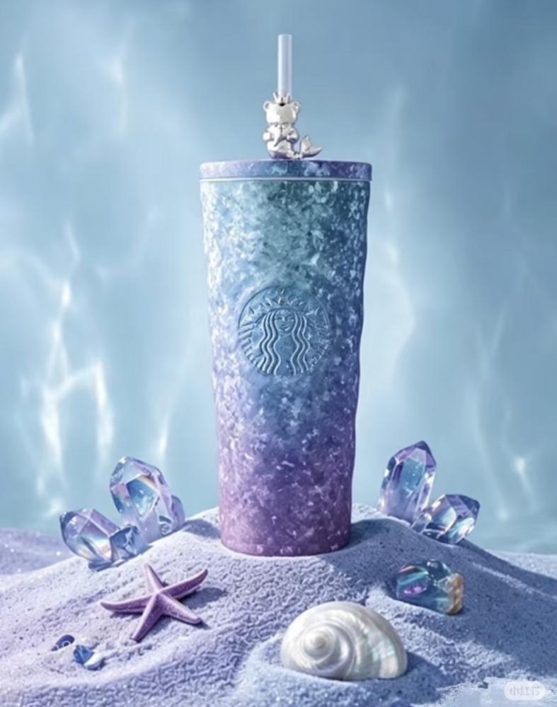 Starbucks blue purple cup