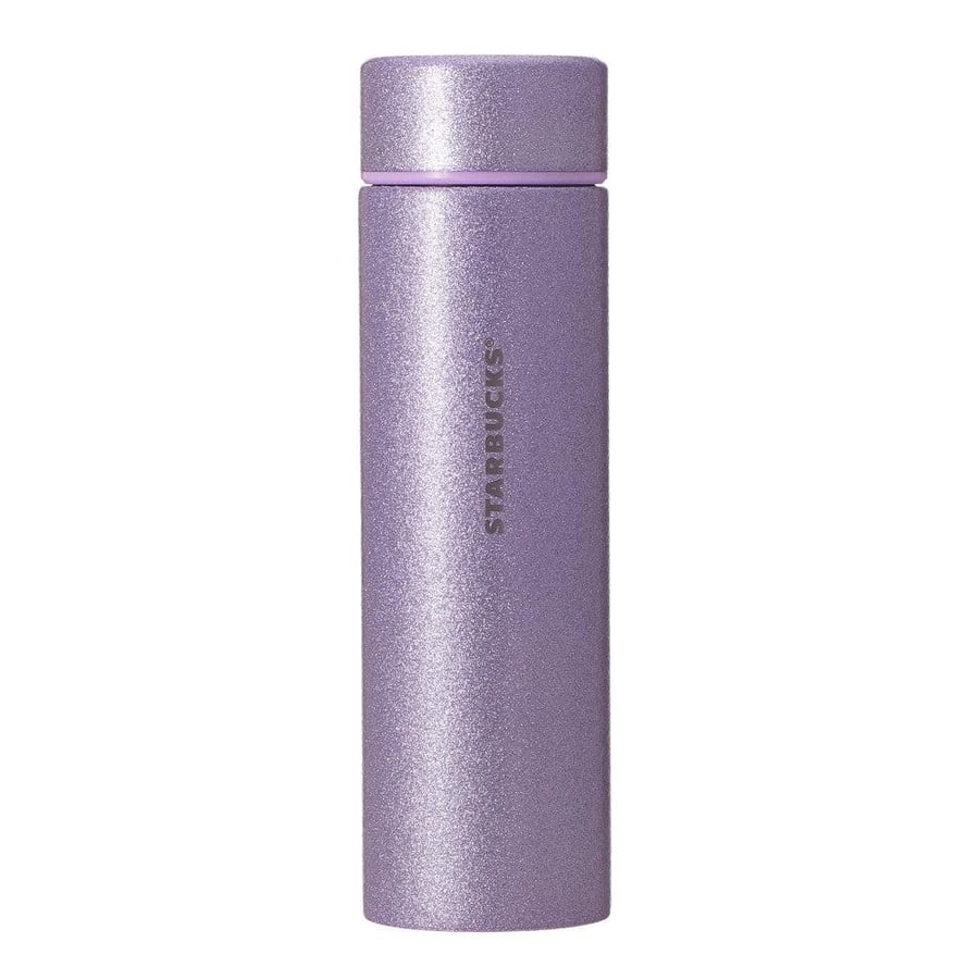 Starbucks Halloween purple glitter