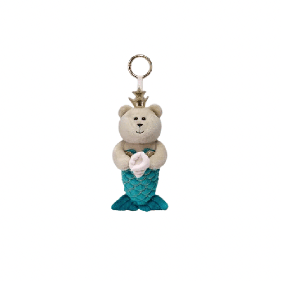 Mermaid bear keychain
