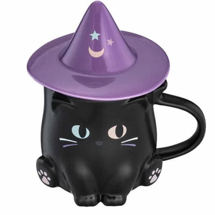 Starbucks black cat mug