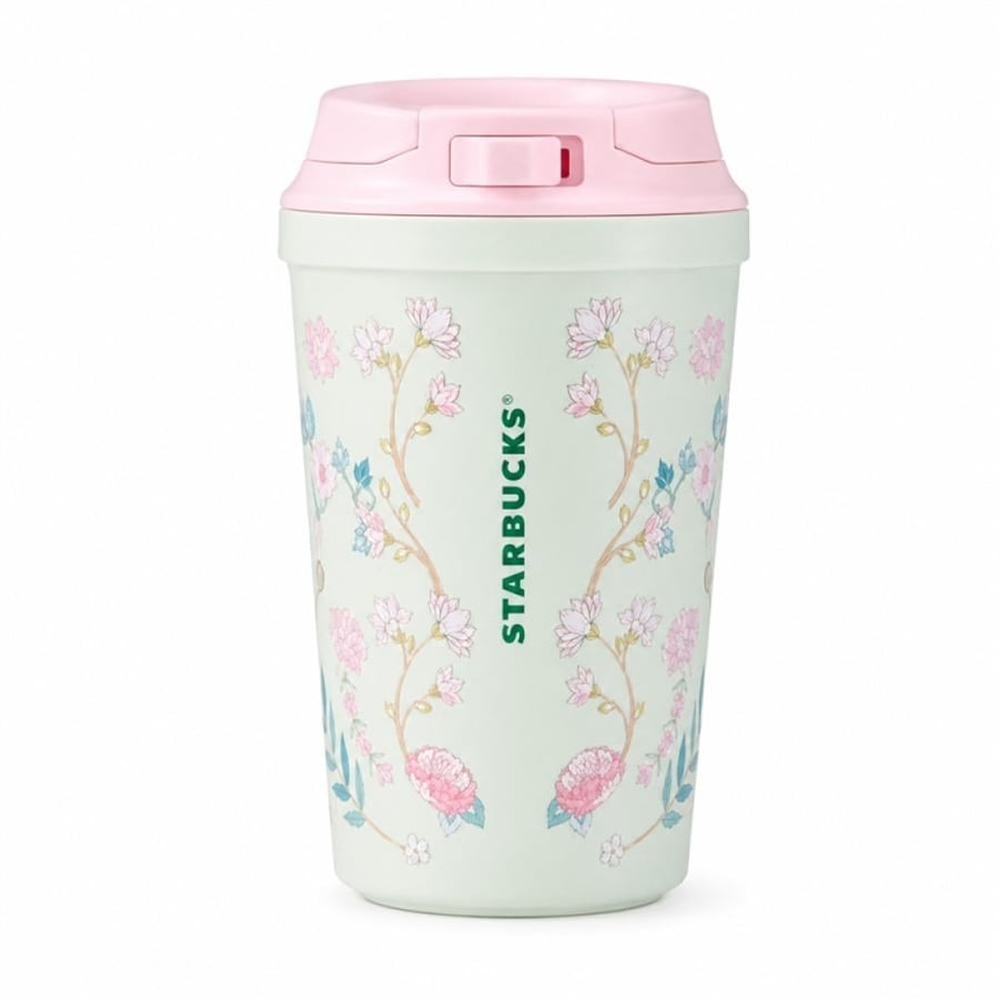 Starbucks mint floral mug