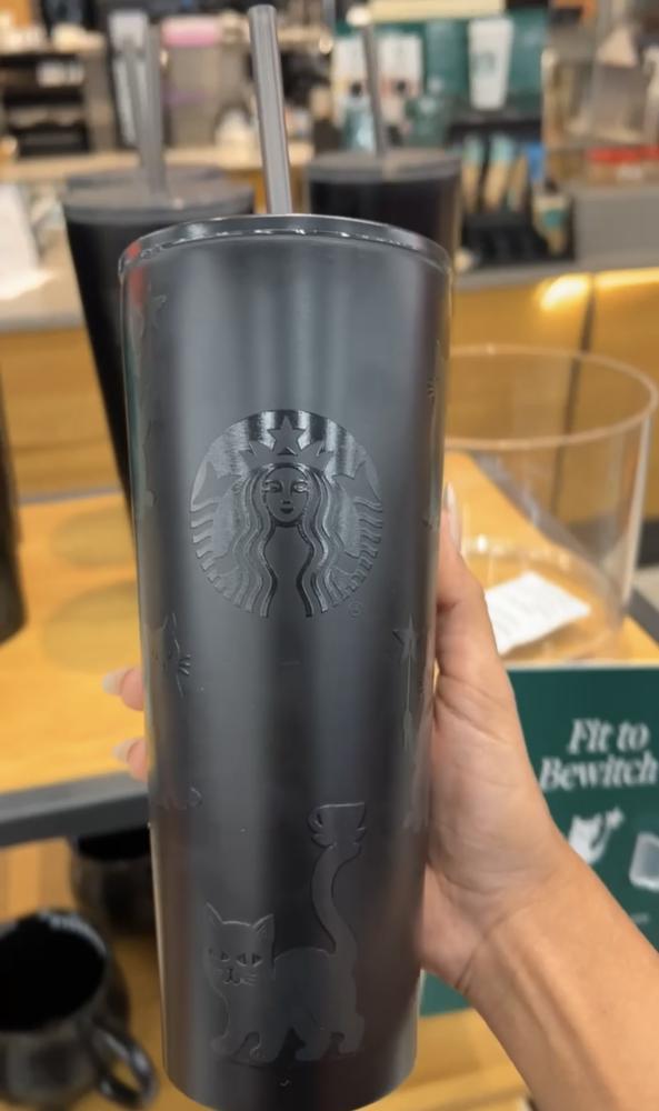 Starbucks black cat cup