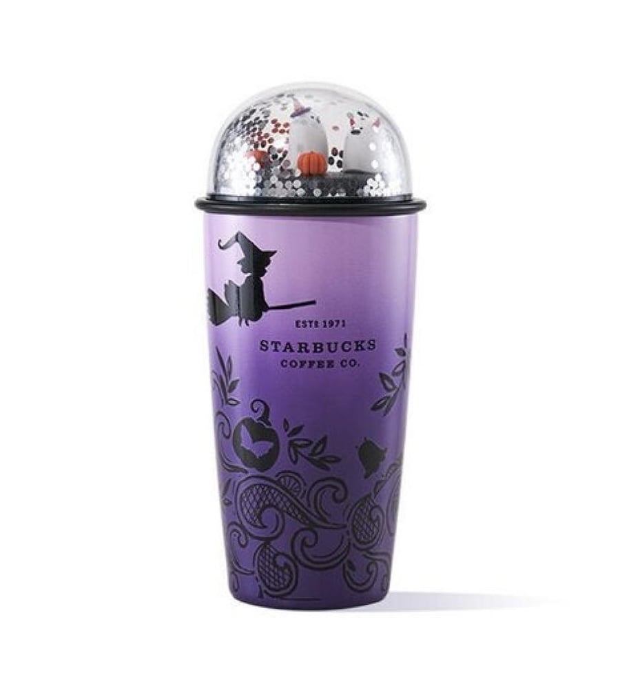 Starbuck halloween pumpkin cat mug