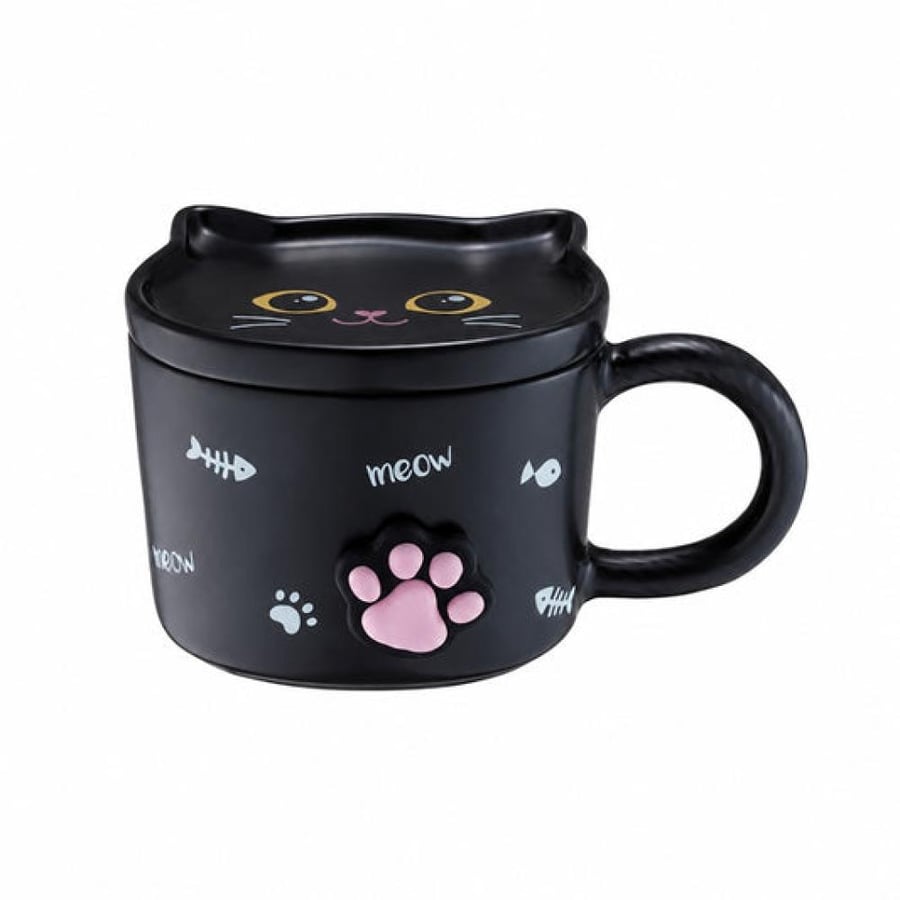 Starbuck halloween pumpkin cat mug