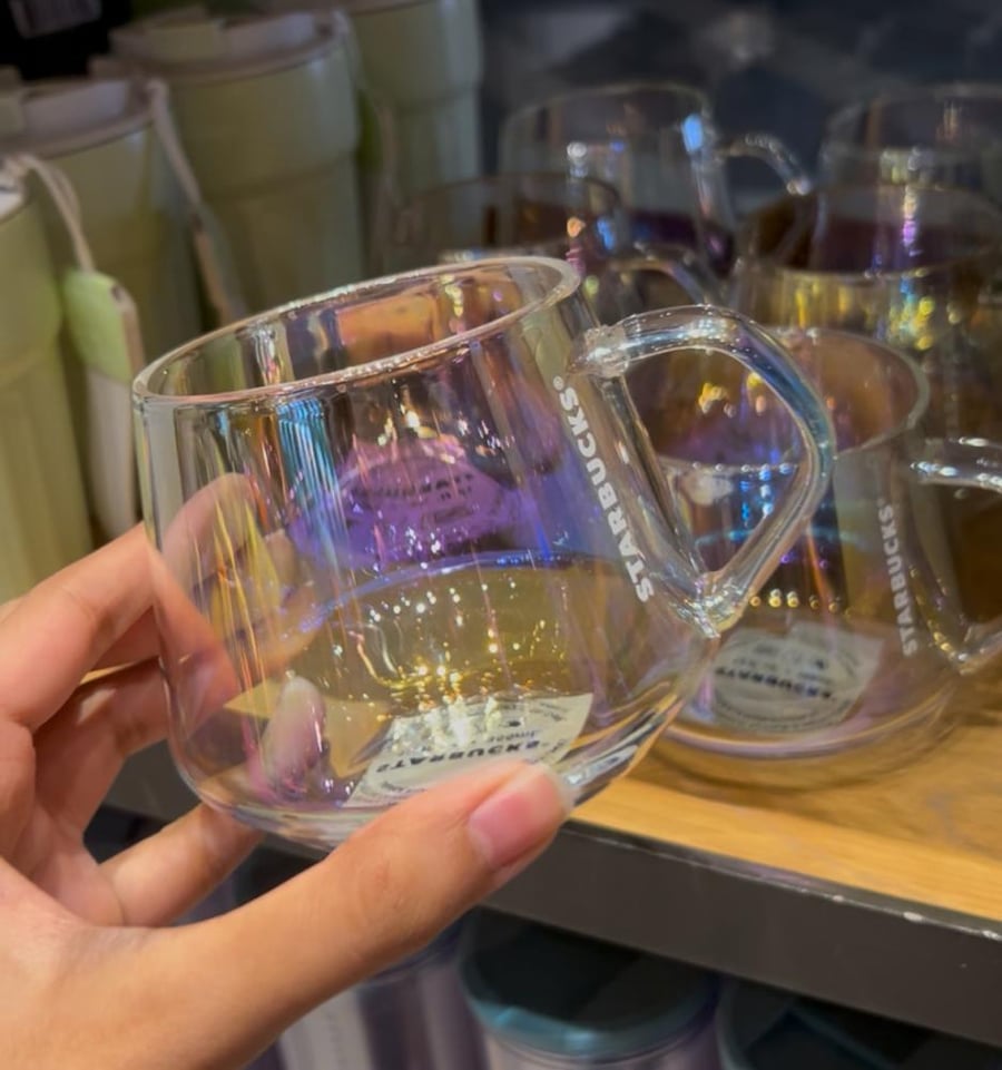 Starbucks glass mug