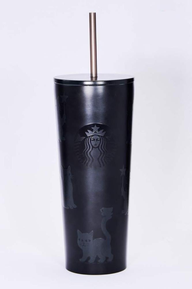 Starbucks black cat cup