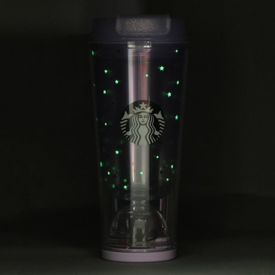 Starbucks Halloween cat glow in the dark