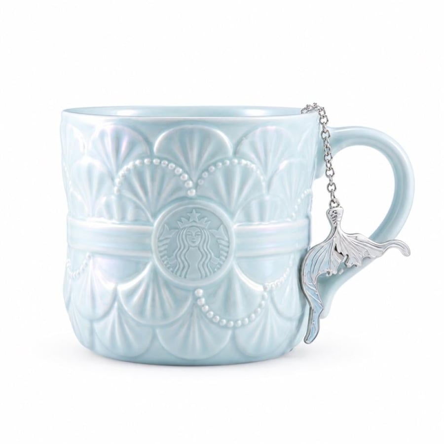 Starbucks blue pearl mug