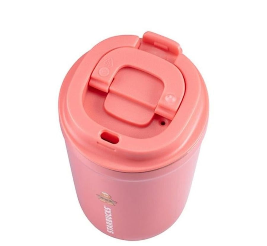 Starbucks gingerbread pink mug