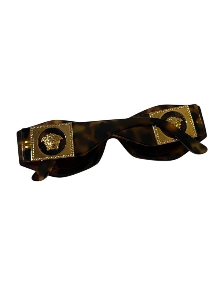 Versace Gianni Vintage Brown Mint Medusa Sunglasses