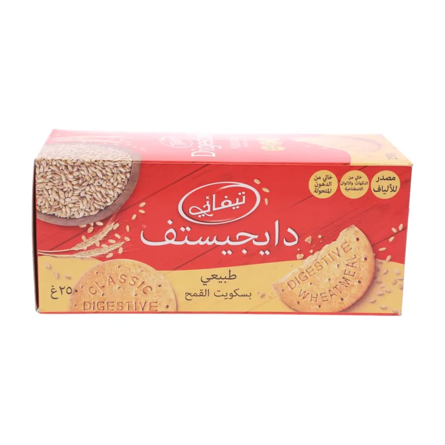 بسكويت القمح الطبيعي دايجيستف تيفاني 250غ