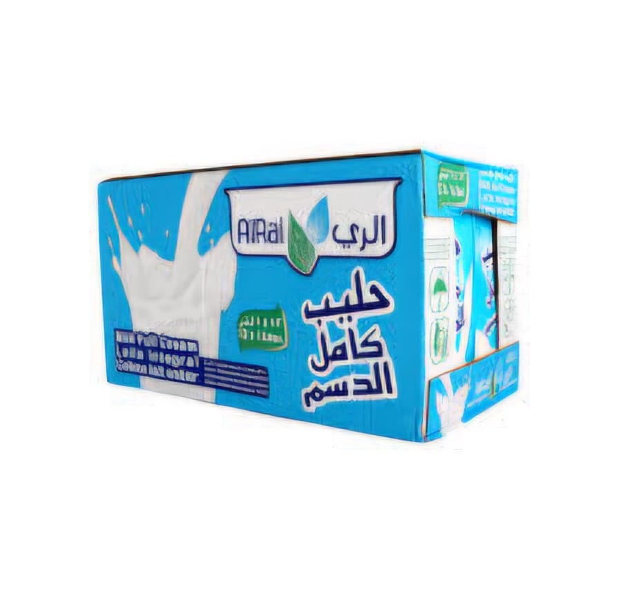 حليب طويل الاجل كامل الدسم الري 1 لتر