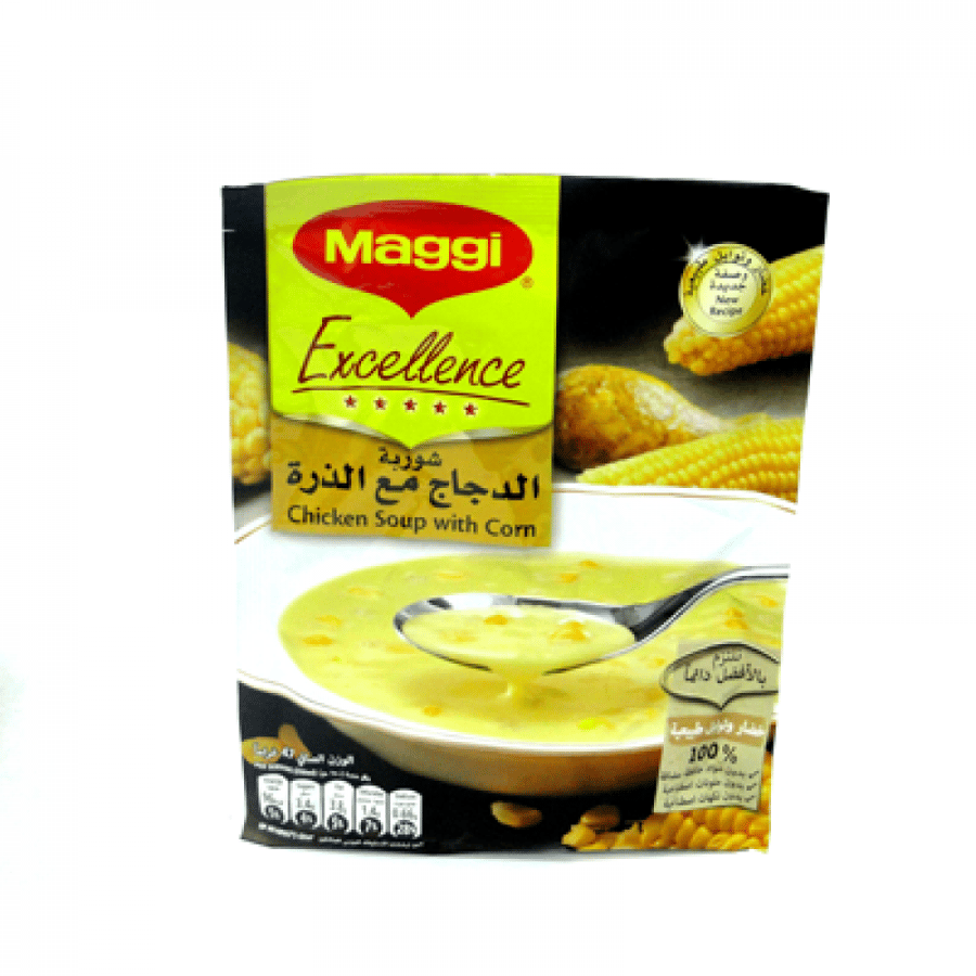 شوربة الدجاج مع الذرة ماجي 47غ
