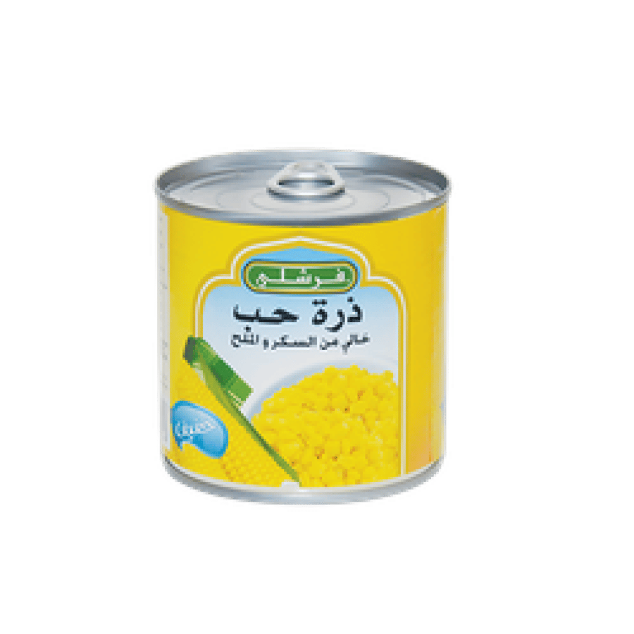 ذرة حب خالي من السكر والملح فرشلي 340غ