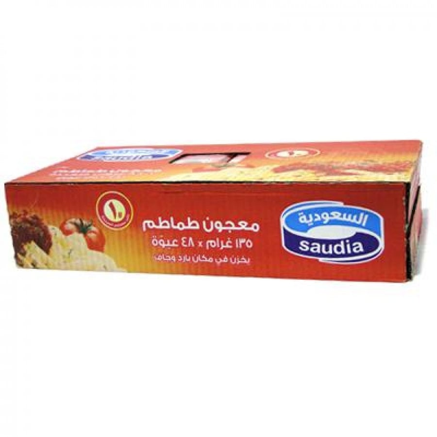 معجون طماطم السعودية 135غ كرتون6×8