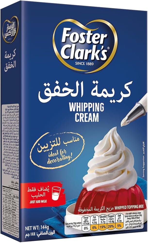 مزيج من الكريم المخفوق فوستر كلاركس 144غ