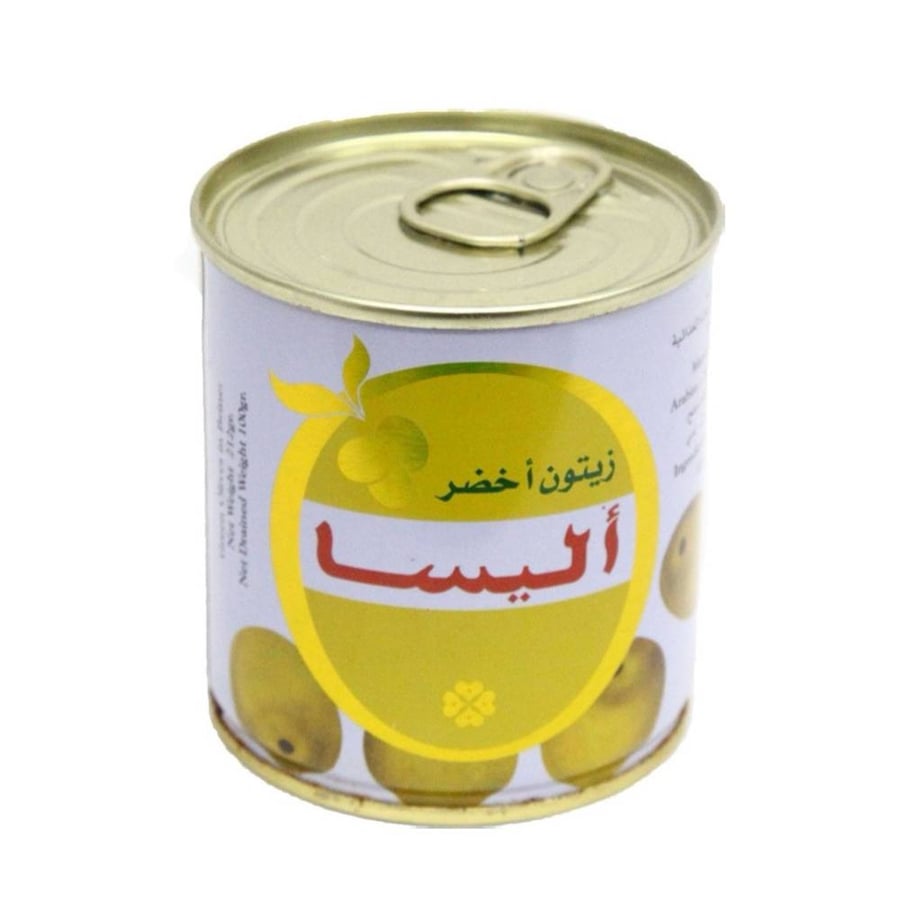 زيتون اخضر بدون نواة اليسا 200غ