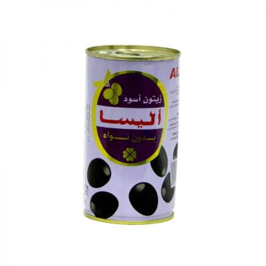 زيتون اسود بدون نواة اليسا 340غ