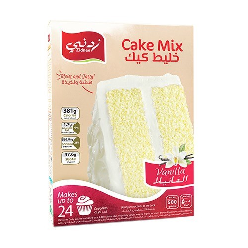 خليط كيك الفانيلا زدني 524غ
