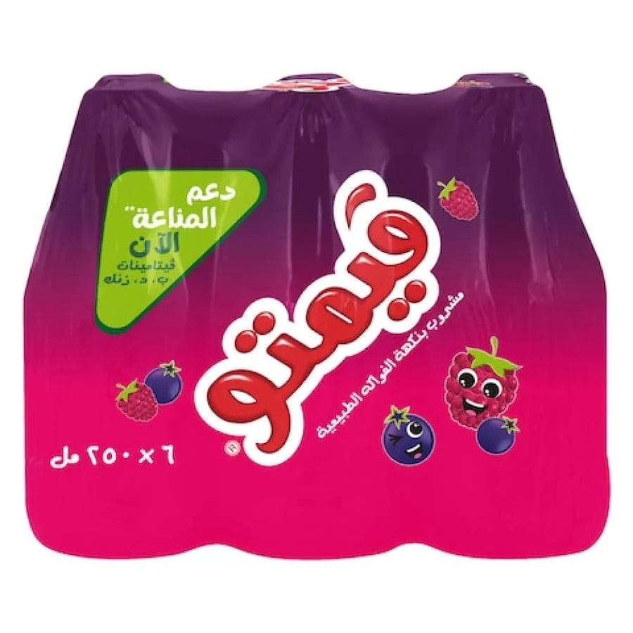 شراب بنكهة الفراولة فمتو 250 مل شدة 6