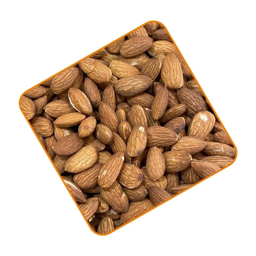 لوز وسط مالح رش وزن