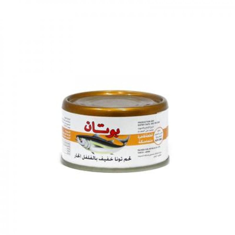 لحم تونا خفيف بالفلفل الحار بوتان 90غ