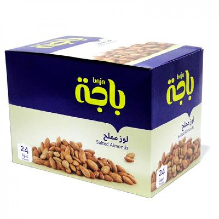 لوز مملح باجة 15غ علبة24