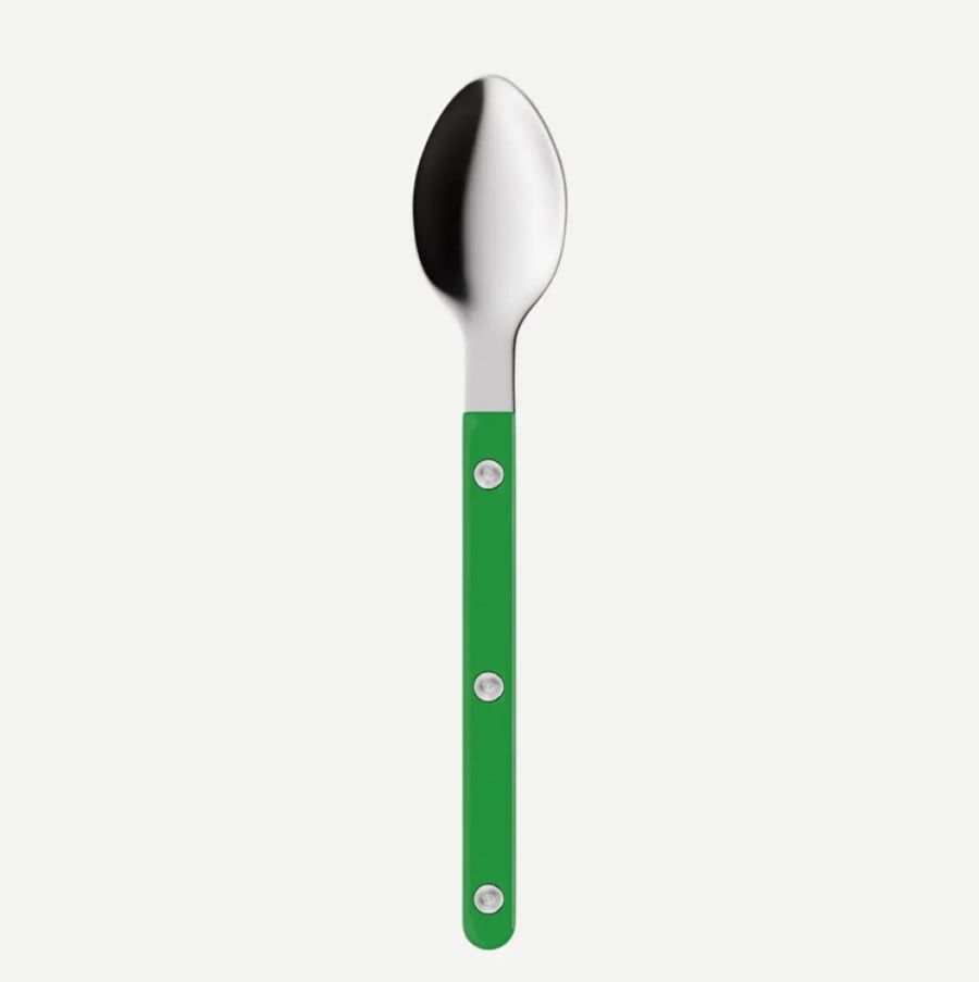 ملعقة سابر باريس اسبريسو فضي لامع اخضر SABRE PARIS Spoon