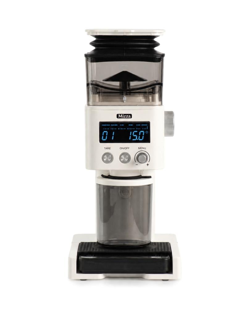 مطحنة ميزا - Mizza Grinder with Scale - White