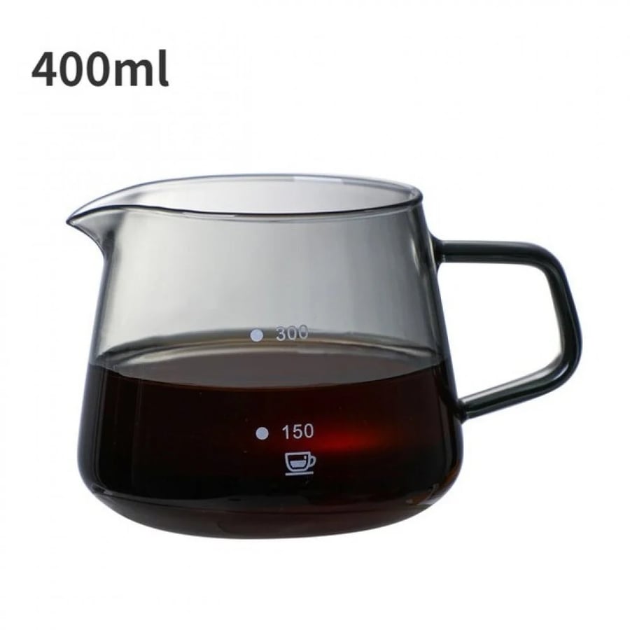 سيرفر V60 - زجاجي اسود داكن400مل  | V60 Server Black