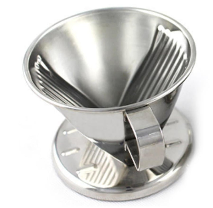 قمع شبيه كاليتا المعدني مقاس 185  | Stainless Dripper