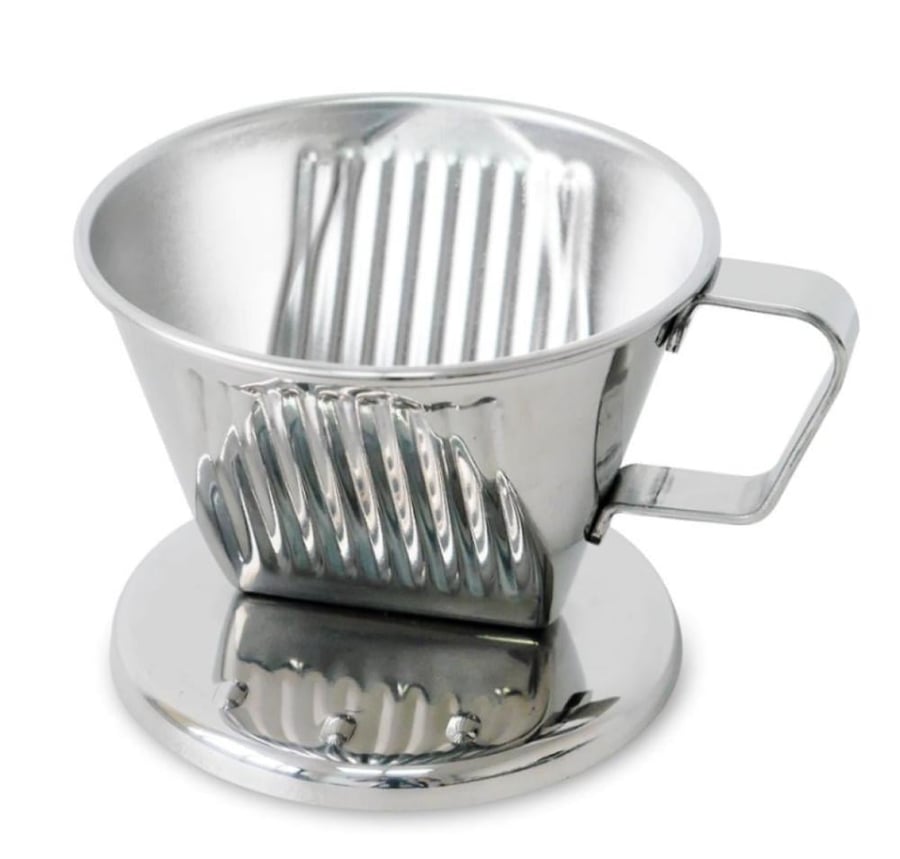 قمع شبيه كاليتا المعدني مقاس 155  | Stainless Dripper
