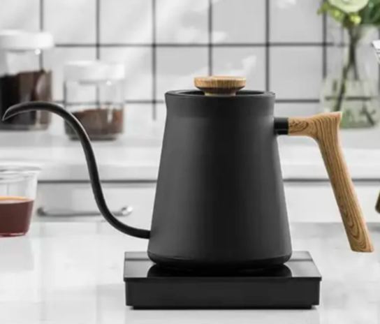 غلاية كوف الذكية للترشيح 600 مل - لون اسود | Smart Pour Kettle 600ML