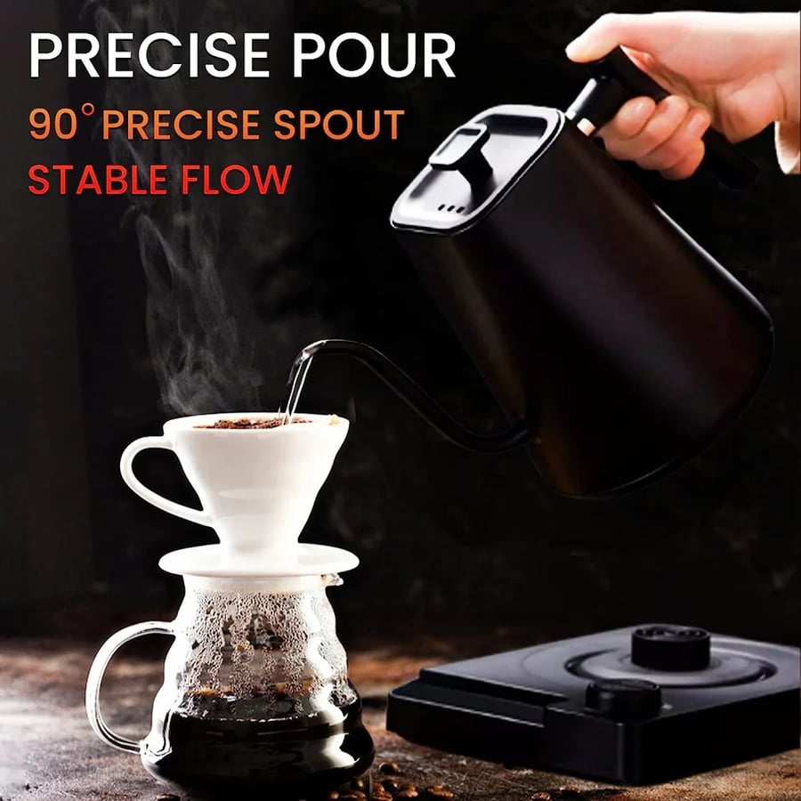 الغلاية الذكية - 1 لتر لون اسود | KTIO PRO Electric kettle