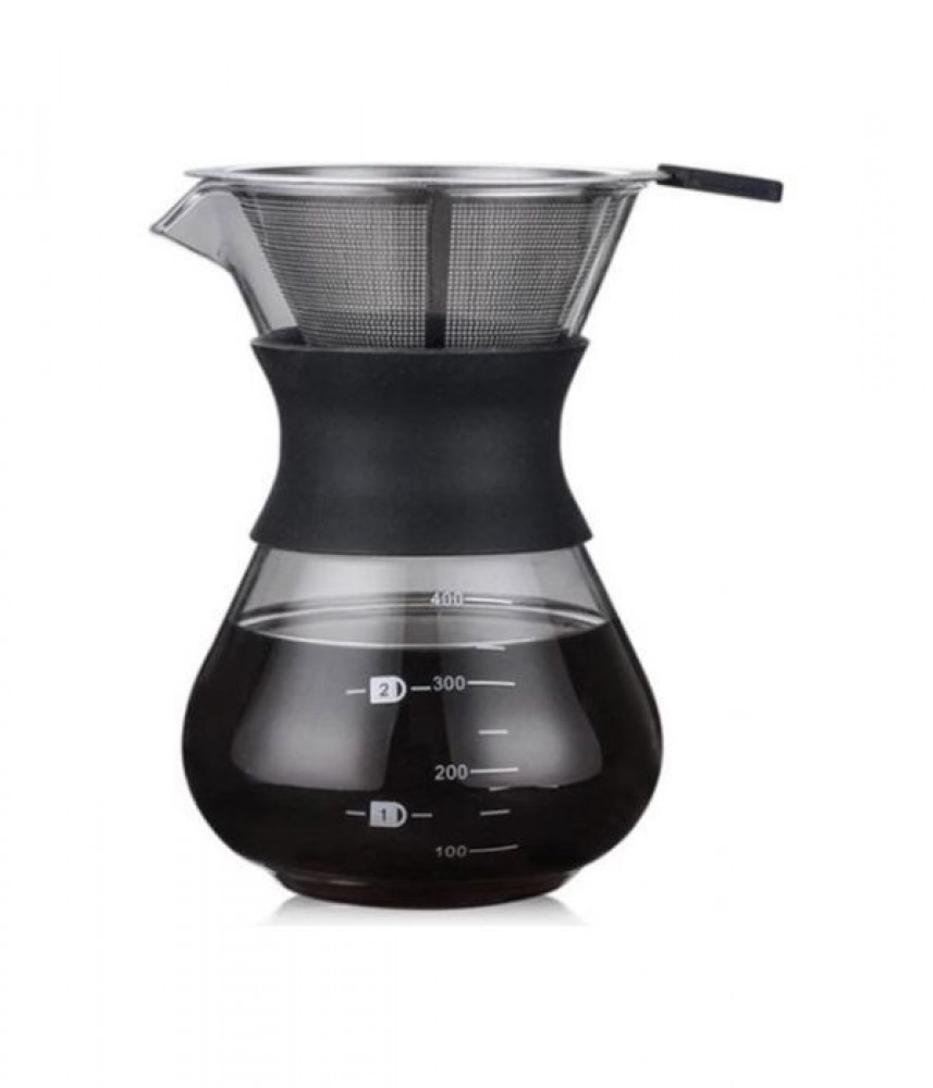 وعاء كيمكس لتحضير القهوة مقبض مطاطي و خشبي