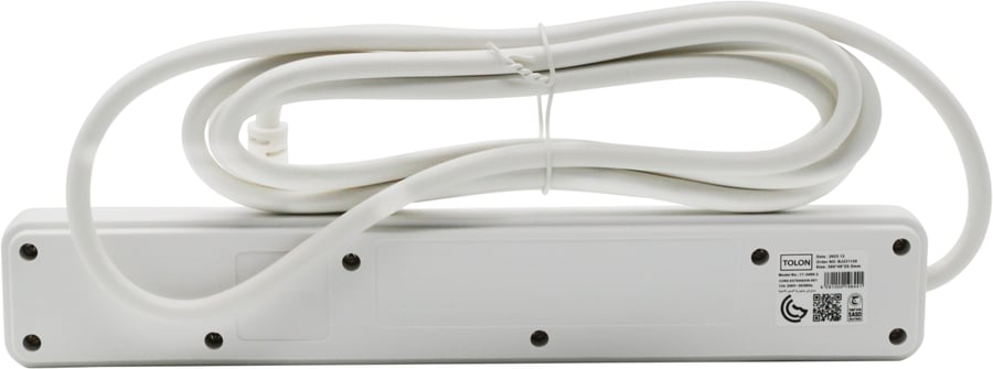 Electrical extension cord 4 outlets 3 meters